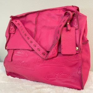 Rose Red Leather Bag